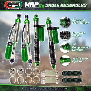 SET AMORTIZOARE HD REGLABILE MRP 2.5 lift 3″ EFS" (50-75mm) EFS NISSAN PATROL Y60 Y61